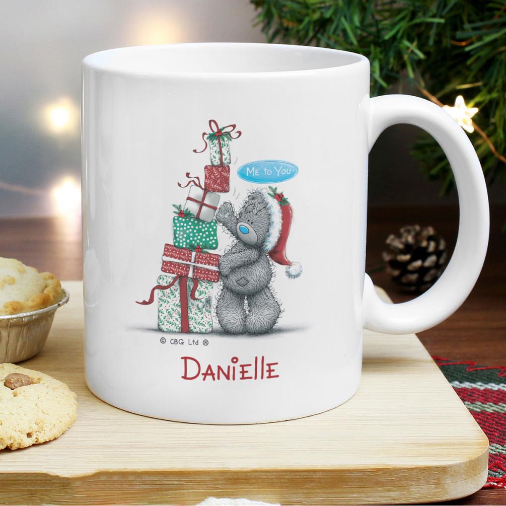 Personalised Me to You Christmas Presents Mug Extra Image 1